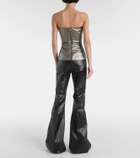 Rick Owens Lido coated denim corset