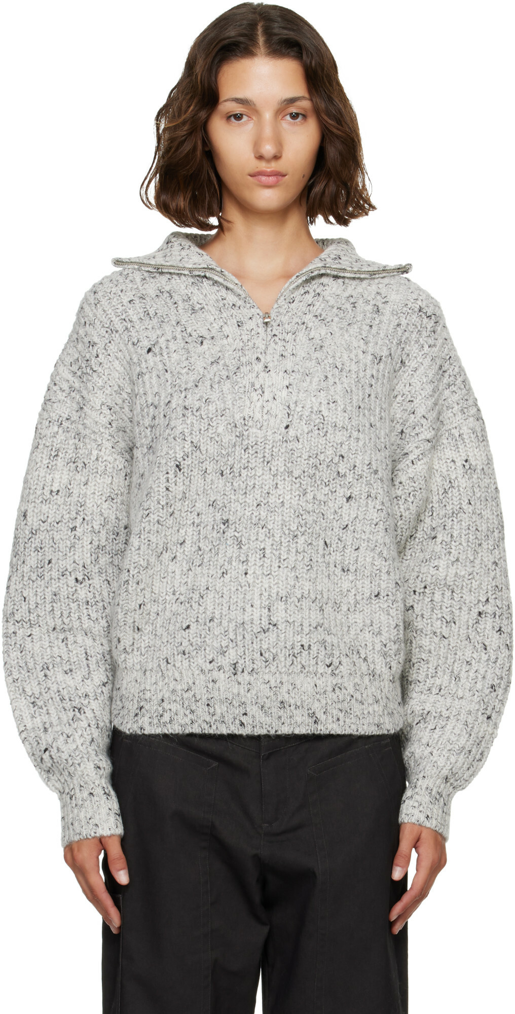 Isabel Marant Etoile Gray Anita Sweater