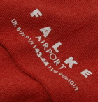 FALKE - Airport Merino Wool-Blend Socks - Red