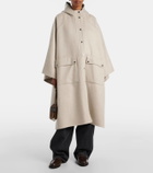 Brunello Cucinelli Hooded cashmere cape