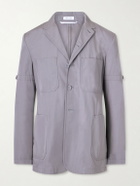Thom Browne - Belted Cotton Blazer - Gray