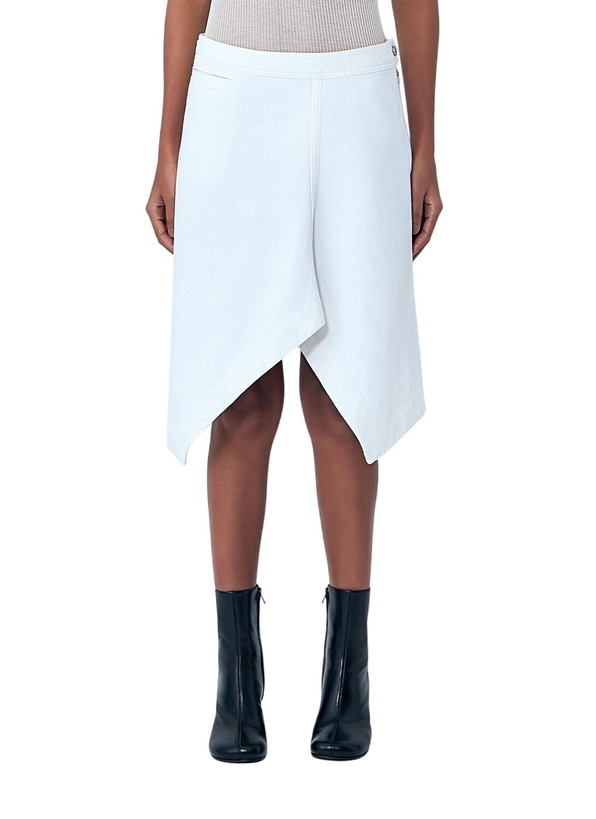 Photo: Lemaire Asymmetric Denim Skirt