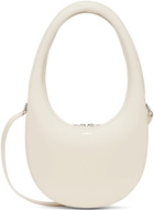 Coperni Off-White Gloss Crossbody Swipe Bag
