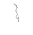 Saint Laurent - Burnished Silver-Tone Necklace - Men - Silver