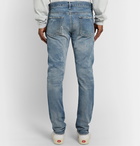 John Elliott - The Cast 2 Slim-Fit Distressed Washed Denim Jeans - Blue