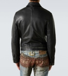 Acne Studios Leather biker jacket