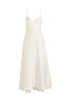 Rohe Lace-hem Silk Maxi Dress Cream