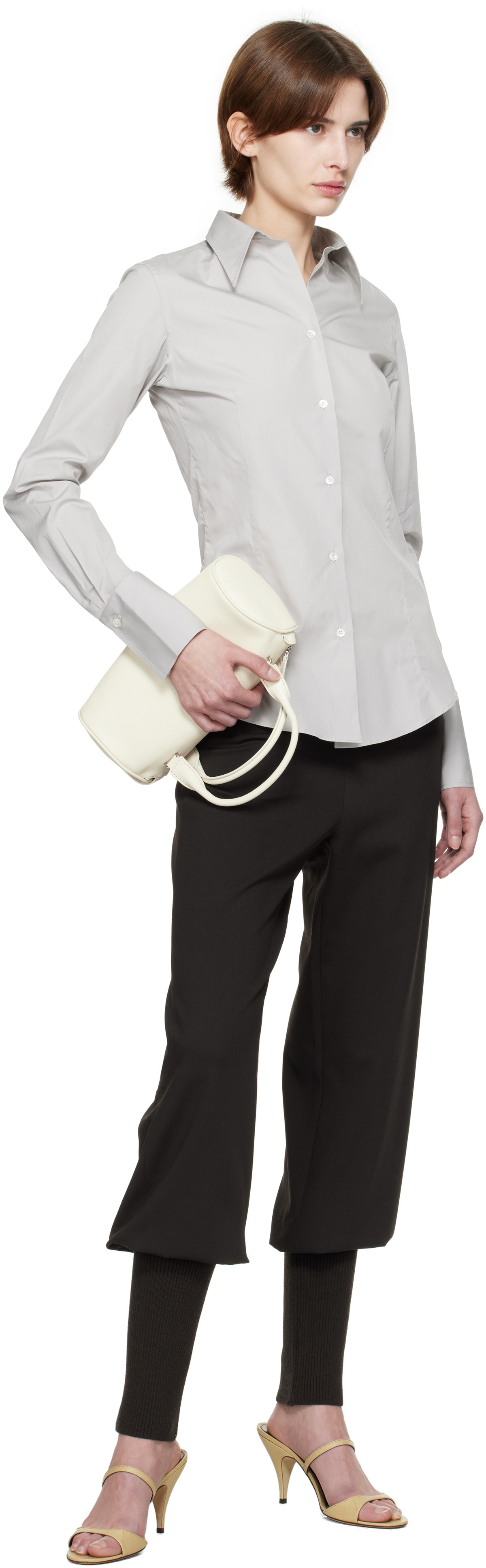 FLORE FLORE Gray Giulia Shirt