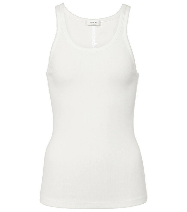 Photo: Agolde Zane ribbed-knit jersey tank top