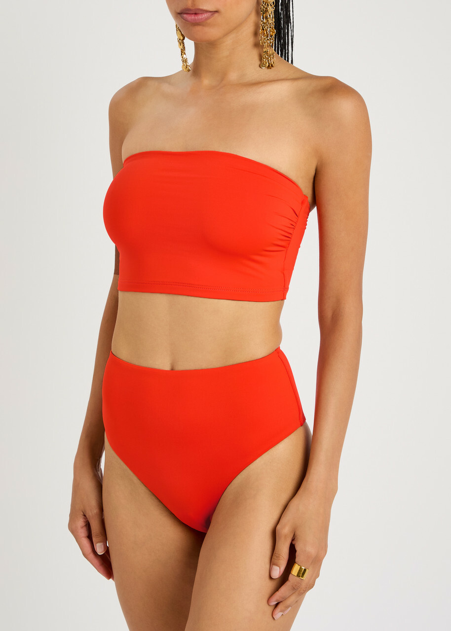 Bondi Born Poppy Bikini Bottoms Red