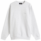 Dime Men's Classic Small Logo Sweatshirt in Ash