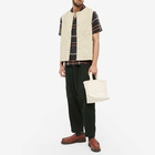 Beams Plus Men's Pique Work Vest in Oyster