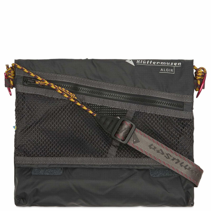 Photo: Klättermusen Men's Algir Foldover Bag in Raven 