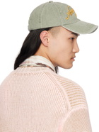 Acne Studios Green Logo Cap