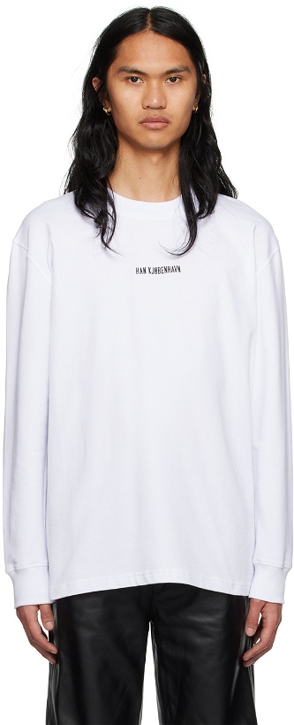 Photo: Han Kjobenhavn SSENSE Exclusive White Long Sleeve T-Shirt