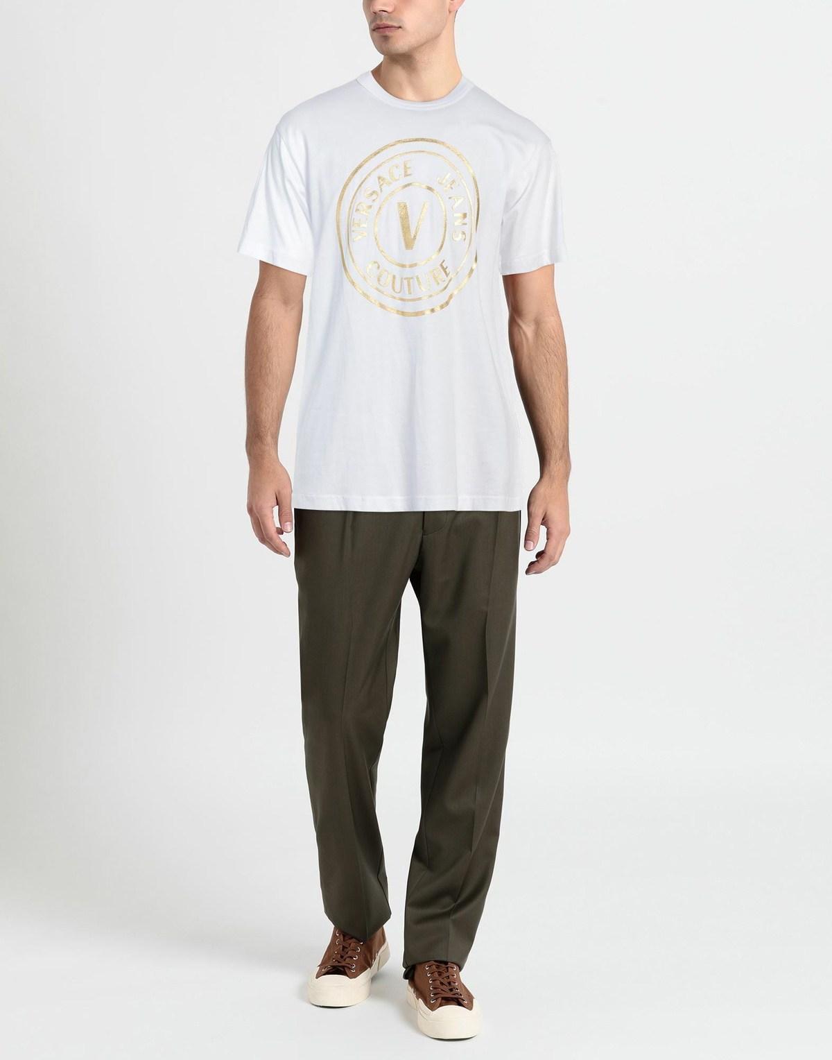 Versace Jeans Couture Mens T-shirt in White