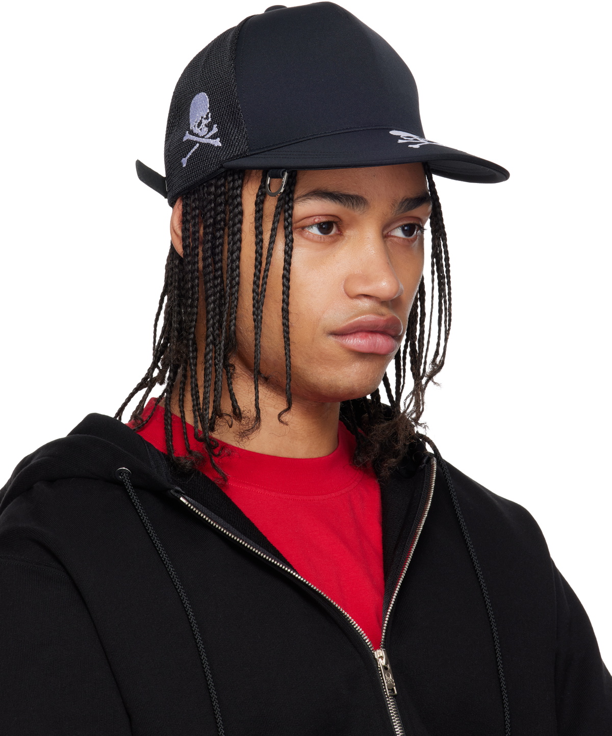 mastermind JAPAN Black MJ Embroidery Cap