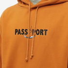 Pass~Port Men's Pass-Port Featherweight Embroidery Hoody in Saddle
