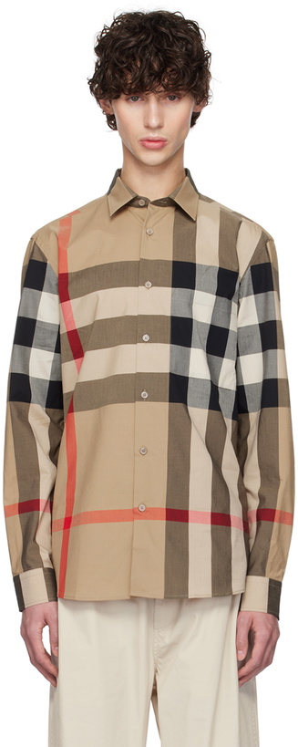 Photo: Burberry Beige Check Shirt