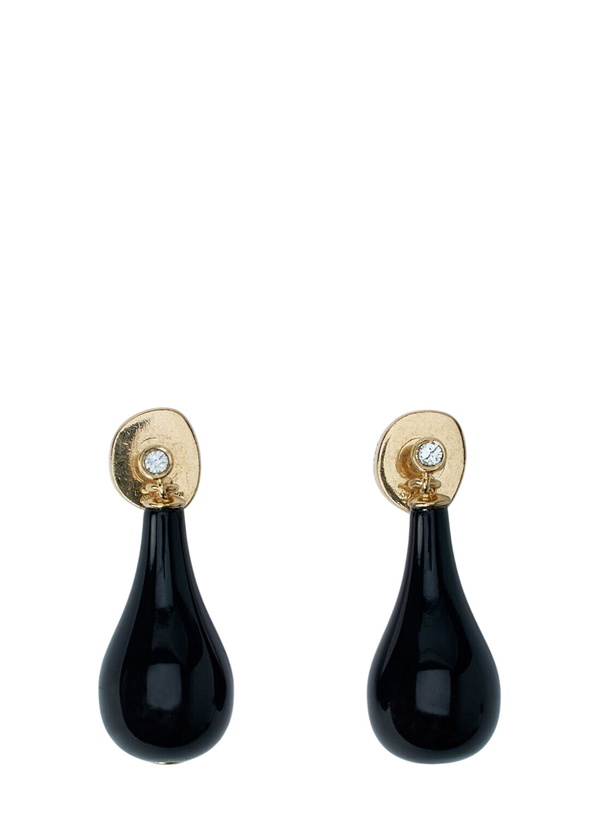 Photo: TOTEME Onyx Drop Earrings