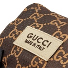 Gucci Men's GG Ripstop Backpack in Brown