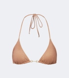 Melissa Odabash Menorca lamé bikini top