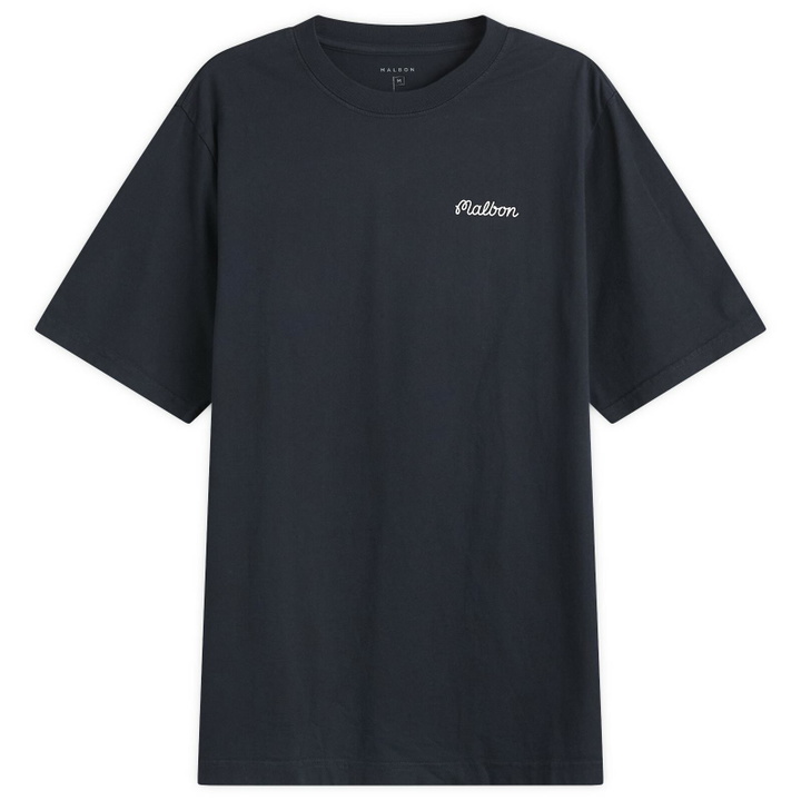 Photo: Malbon Men's Bermuda Baldwin T-Shirt in Navy