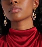 Magda Butrym Crystal-embellished gold-plated drop earrings