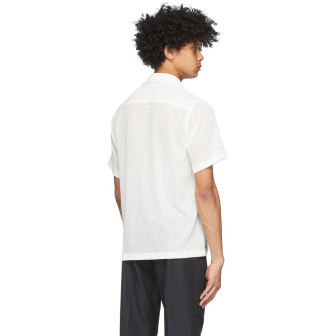 CMMN SWDN White Mesh Dexter Shirt CMMN SWDN