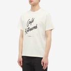 Maison Kitsuné Men's Cafe Kitsune Classic T-Shirt in Latte