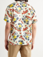 GITMAN VINTAGE - Camp-Collar Printed Recycled TENCEL Shirt - Multi