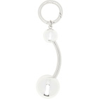 Justine Clenquet Silver Connie Piercing Keychain