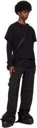 HELIOT EMIL Back Layered Crewneck T-shirt
