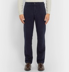 James Purdey & Sons - Cotton-Moleskin Trousers - Blue