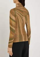 Pucci Istrice Printed Jersey Shirf Brown