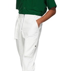 Spencer Badu White Twill Cargo Pants