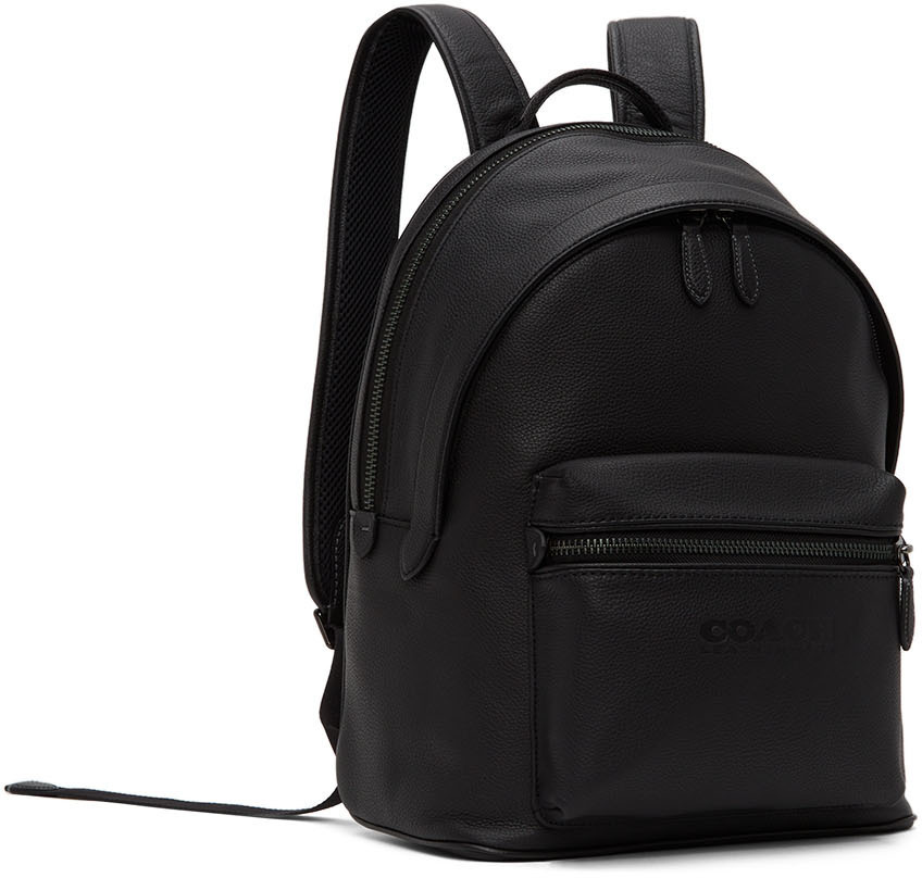 black coach laptop backpack Sports - Track and Field Coaching Backpack Detailed with our cursive Coach script embroidery this spacious lightweight canvas style has a zip Coach Graham Smooth Black Leather