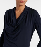 Tove Eadan draped jersey midi dress
