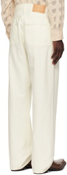 Sunflower Off-White Wide Twist Jeans