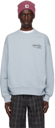 Carhartt Work In Progress Blue Stamp Sweatshirt