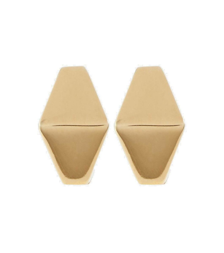 Photo: Aliita Deco Rombo Mini 9kt gold earrings