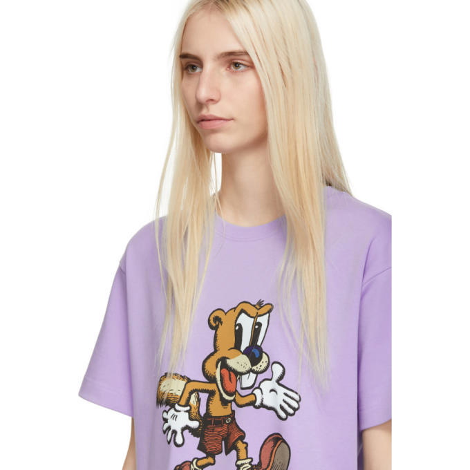 Marc Jacobs Purple Redux Grunge R. Crumb Squirrely T-Shirt Marc Jacobs