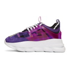 Versace Purple Chain Reaction Sneakers
