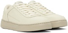 Emporio Armani Off-White Embossed Sneakers