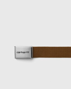 Carhartt Wip Clip Belt Chrome Brown - Mens - Keychains