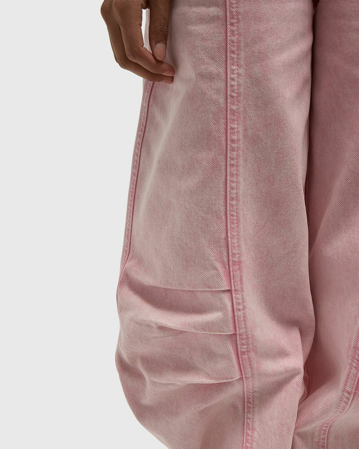 ROTATE Birger Christensen Cargo Denim Pants pink Womens Casual Pant