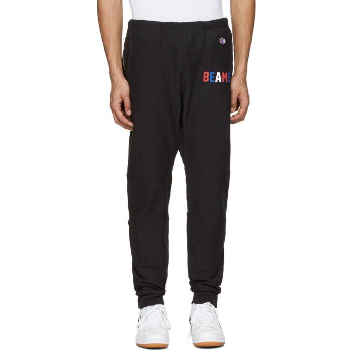 Photo: Champion x Beams Black Logo Lounge Pants