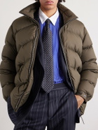 TOM FORD - Padded Quilted Shell Bomber Jacket - Green