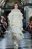 Simone Rocha - Low-Trek Ballerina embroidered shoes
