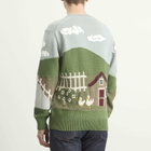 Junya Watanabe MAN Men's Intarsia Jacquard Jumper in Multi
